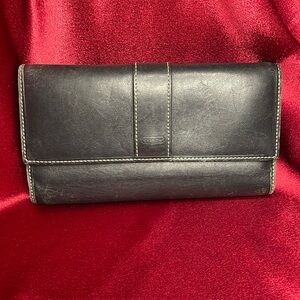 Vintage Coach Leather Long Wallet